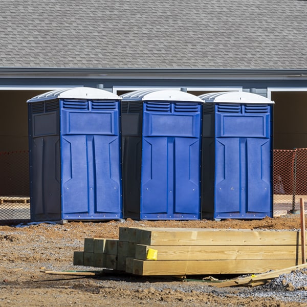 what is the maximum capacity for a single porta potty in Luzerne